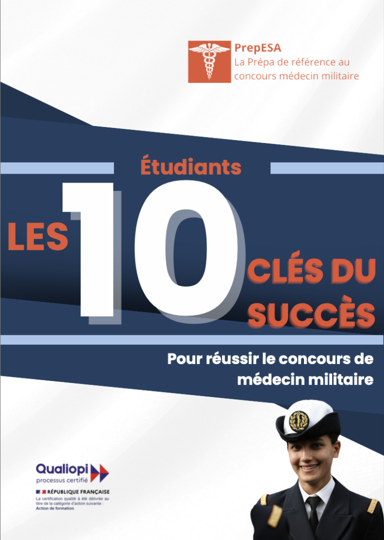 Les 10 clés du succès pour réussir le concours de médecin militaire ESA- Prep'ESA