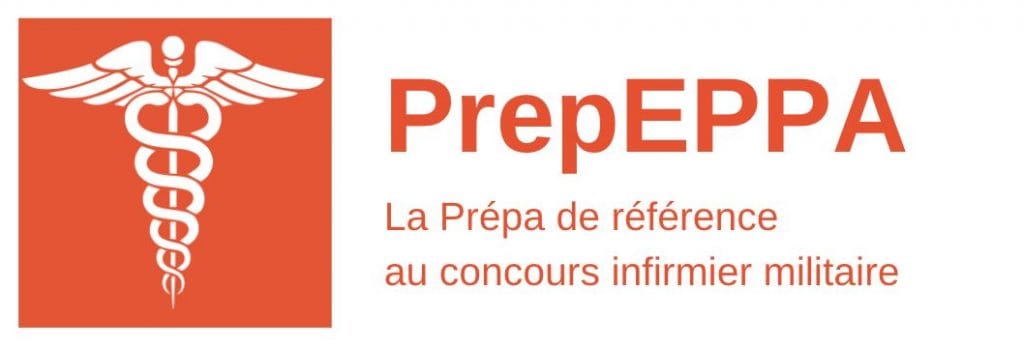 Logo de la formation Prep'EPPA, la prépa concours infirmier militaire.